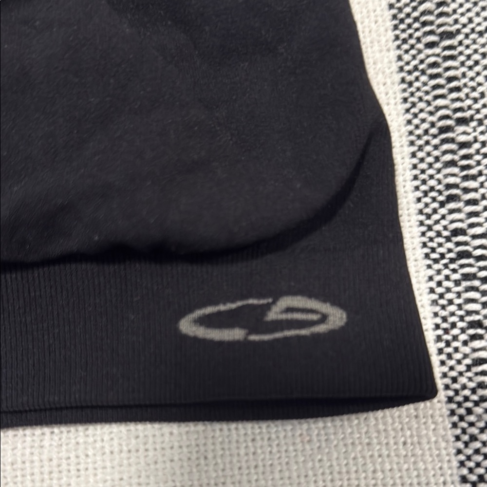 Black and Gray Women's Sports Bra - Picture 2 of 5